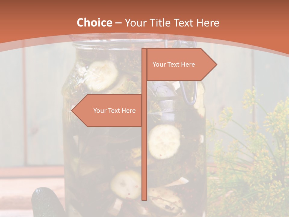 Homemade Dill Salted PowerPoint Template