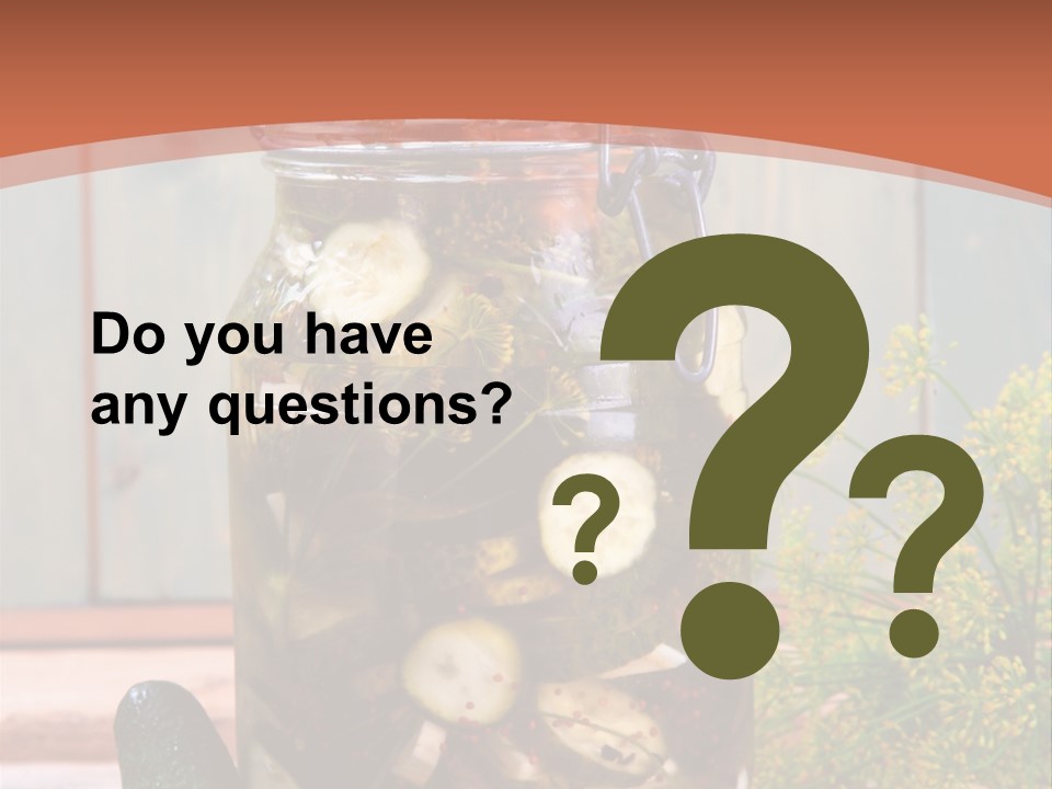 Homemade Dill Salted PowerPoint Template