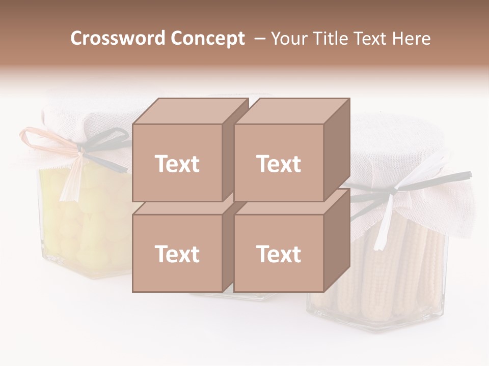 Onion Vegetables Corncobs PowerPoint Template