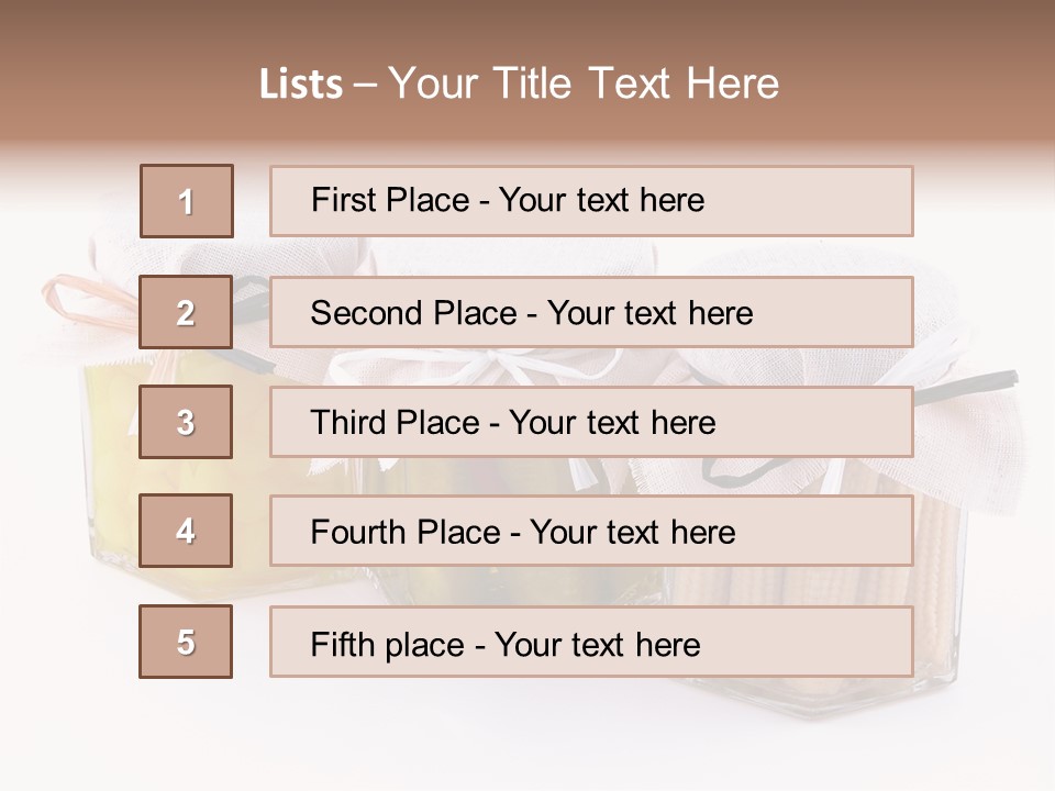 Onion Vegetables Corncobs PowerPoint Template