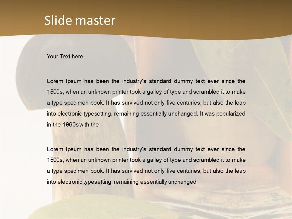 Preserves Canned Bay Leaf PowerPoint Template