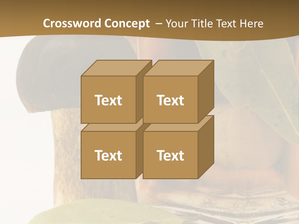 Preserves Canned Bay Leaf PowerPoint Template