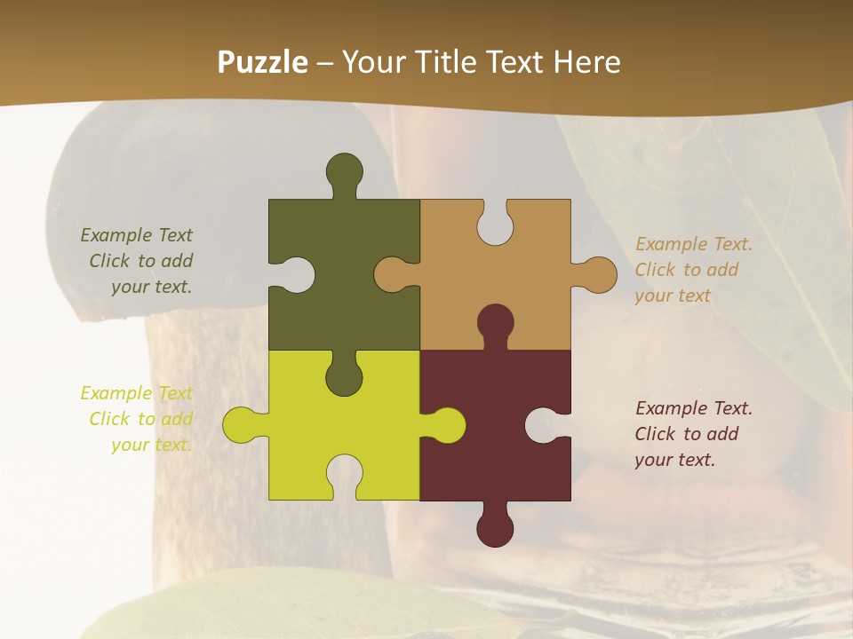 Preserves Canned Bay Leaf PowerPoint Template