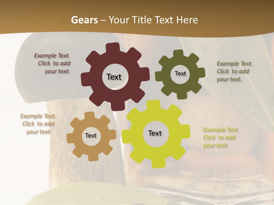 Preserves Canned Bay Leaf PowerPoint Template