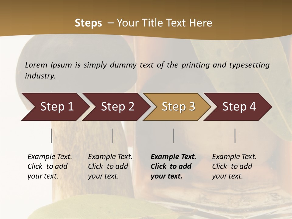 Preserves Canned Bay Leaf PowerPoint Template