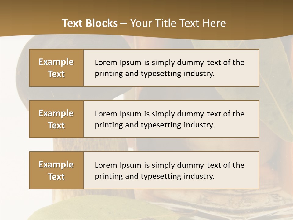 Preserves Canned Bay Leaf PowerPoint Template