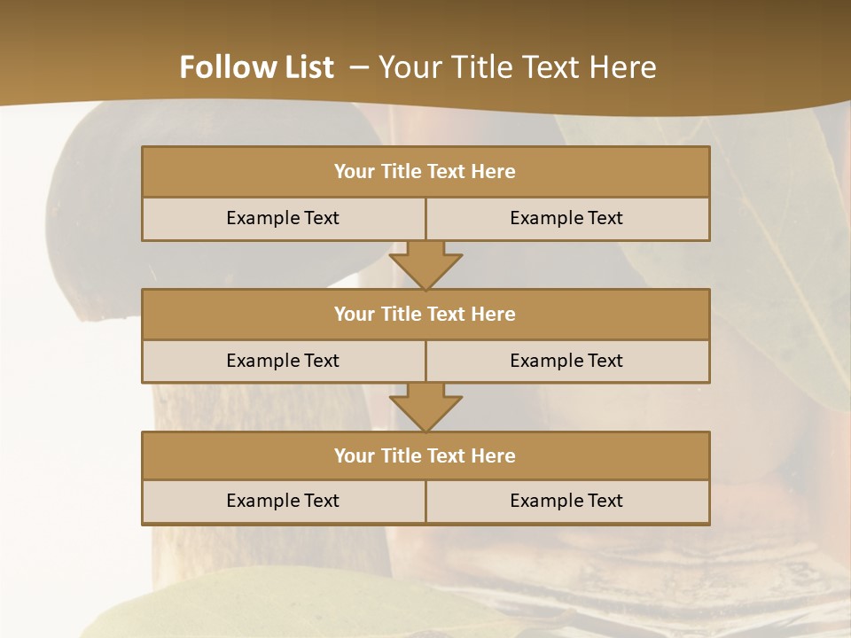 Preserves Canned Bay Leaf PowerPoint Template