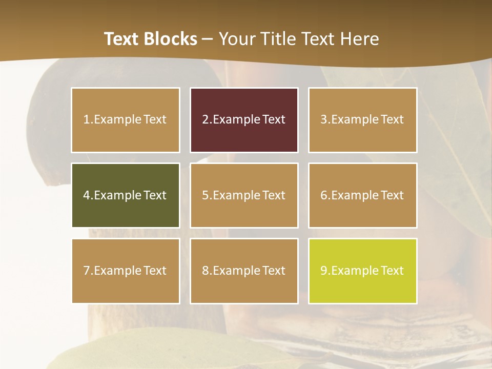 Preserves Canned Bay Leaf PowerPoint Template