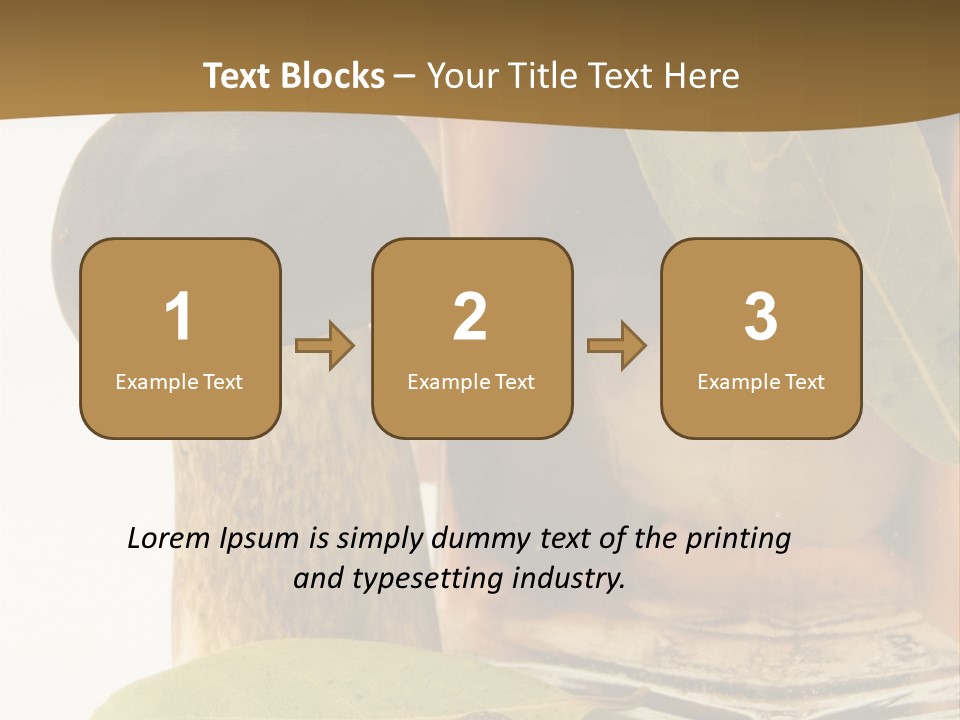 Preserves Canned Bay Leaf PowerPoint Template