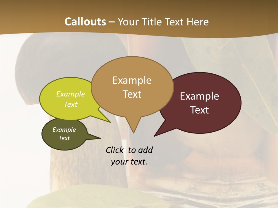 Preserves Canned Bay Leaf PowerPoint Template