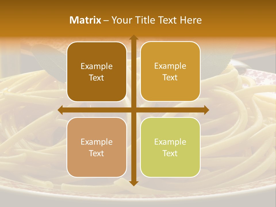 Parmesano Macaroni Bucatini PowerPoint Template