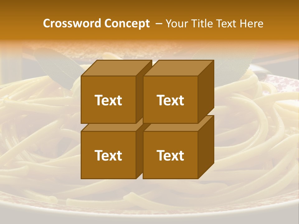 Parmesano Macaroni Bucatini PowerPoint Template