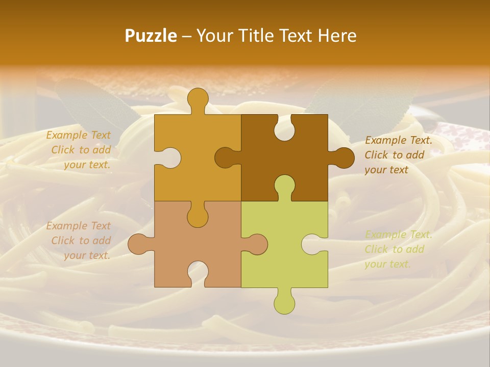 Parmesano Macaroni Bucatini PowerPoint Template