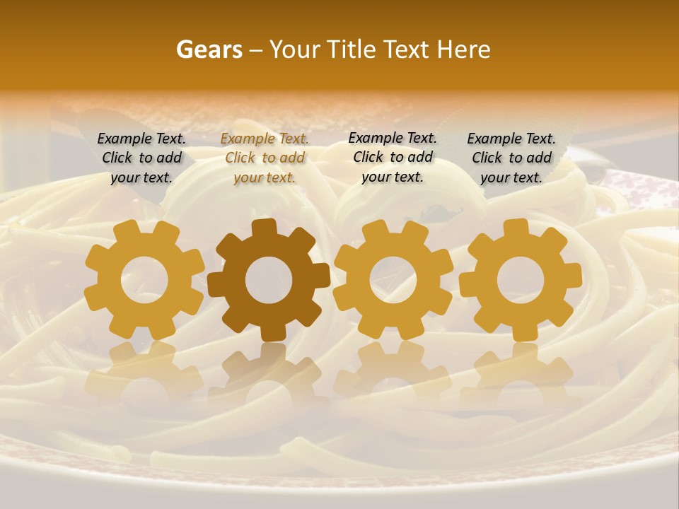 Parmesano Macaroni Bucatini PowerPoint Template