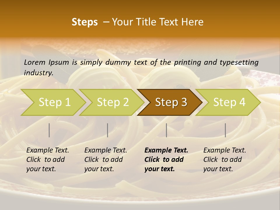 Parmesano Macaroni Bucatini PowerPoint Template