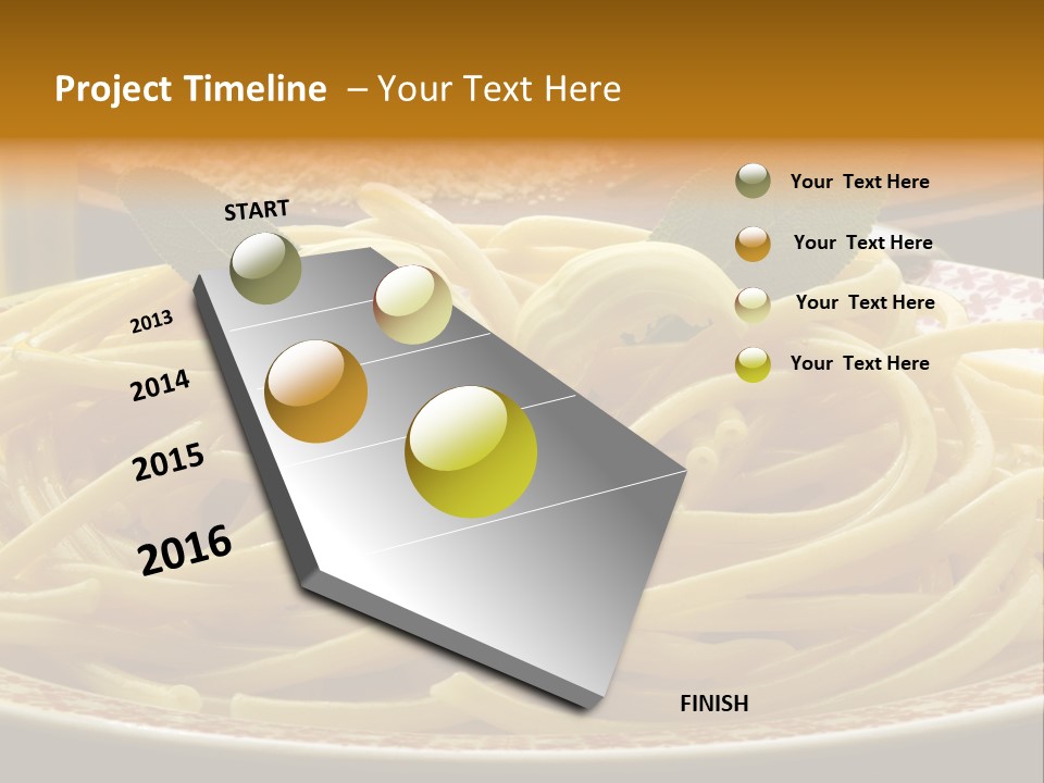 Parmesano Macaroni Bucatini PowerPoint Template