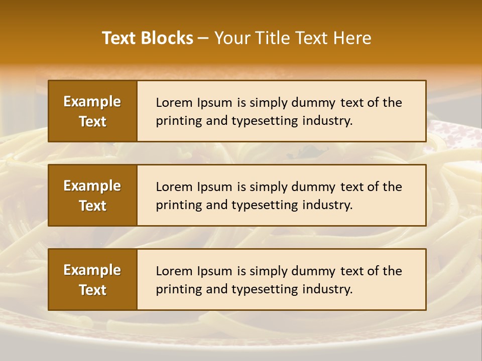 Parmesano Macaroni Bucatini PowerPoint Template
