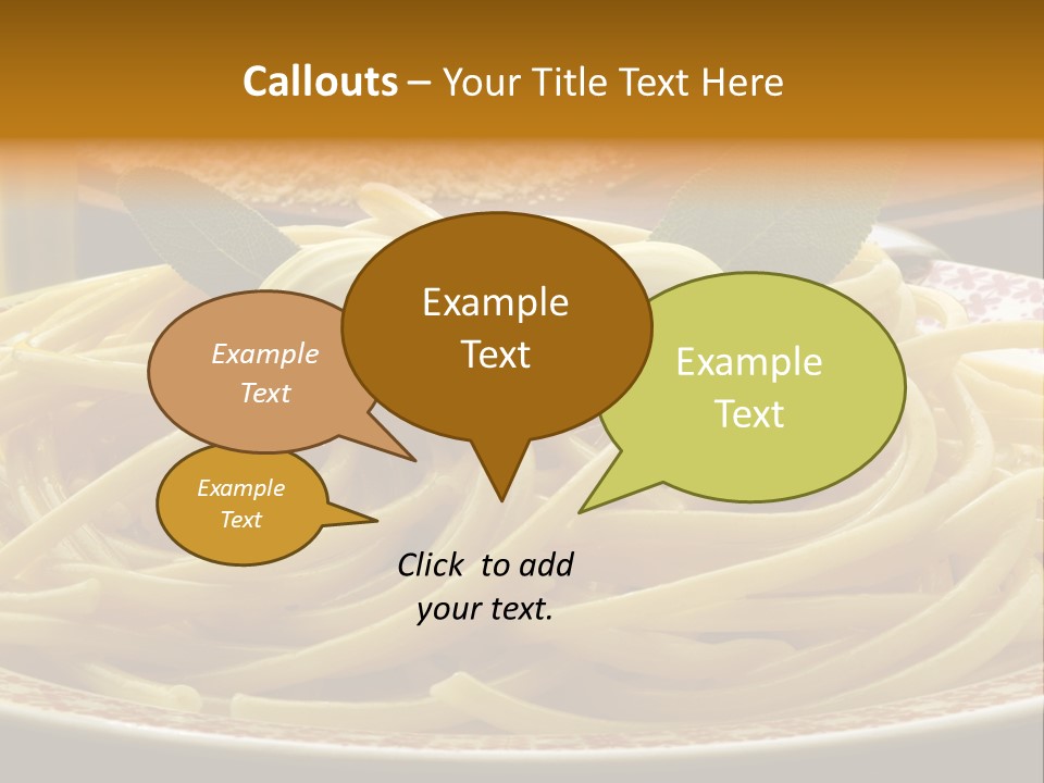 Parmesano Macaroni Bucatini PowerPoint Template