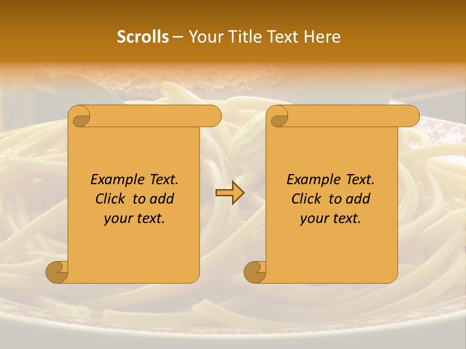 Parmesano Macaroni Bucatini PowerPoint Template