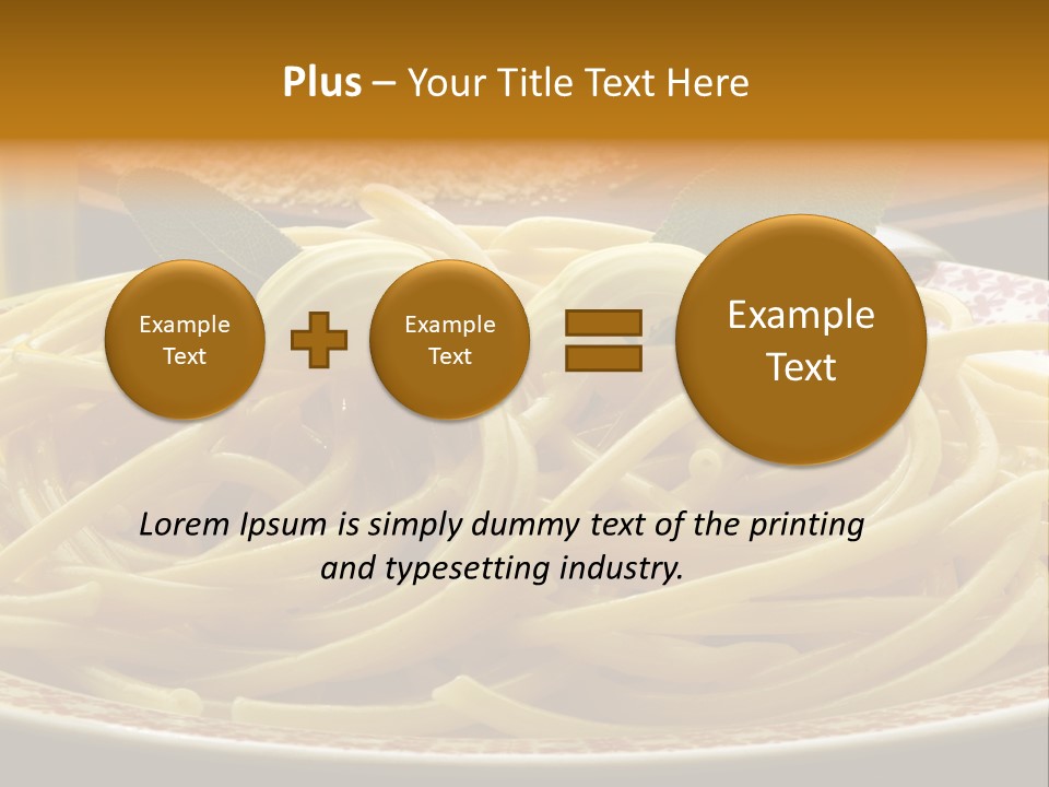 Parmesano Macaroni Bucatini PowerPoint Template