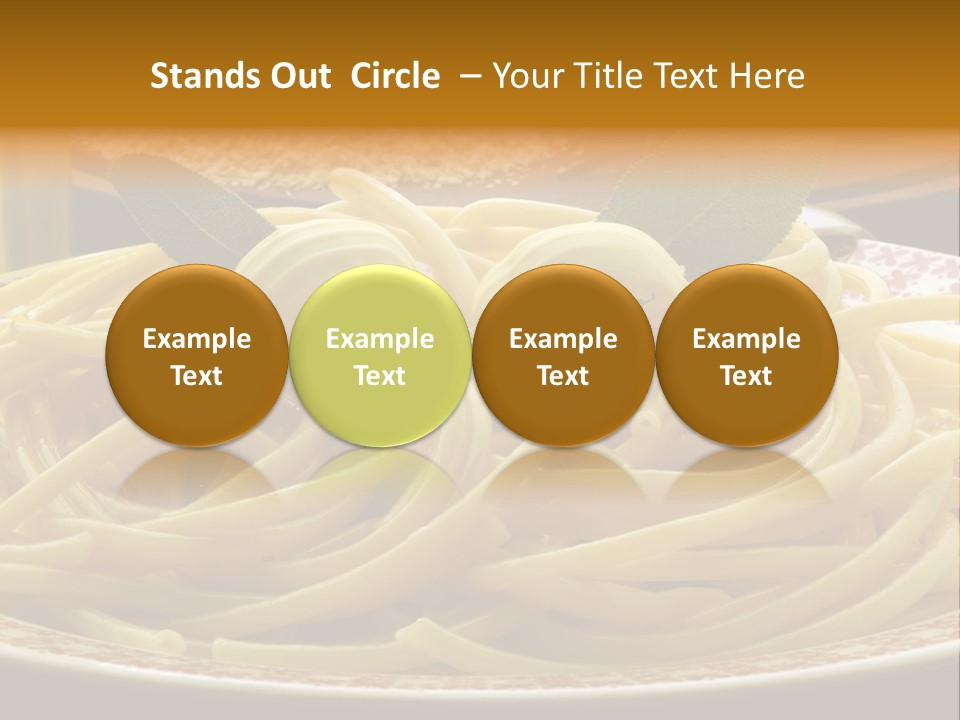 Parmesano Macaroni Bucatini PowerPoint Template