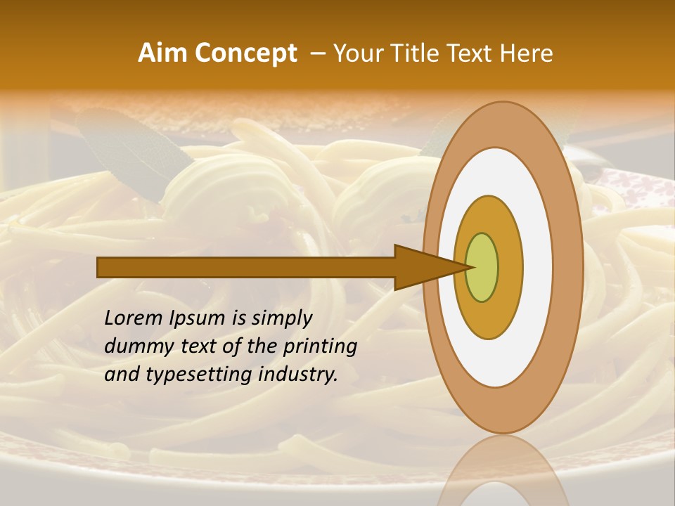 Parmesano Macaroni Bucatini PowerPoint Template
