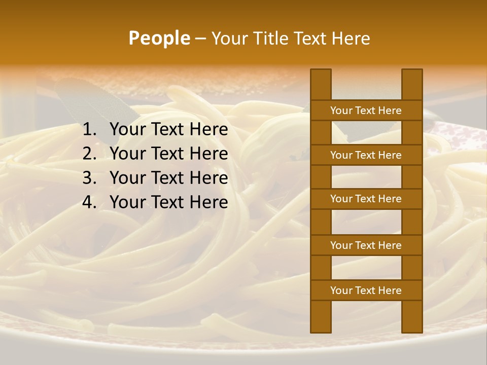 Parmesano Macaroni Bucatini PowerPoint Template