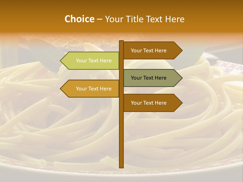 Parmesano Macaroni Bucatini PowerPoint Template