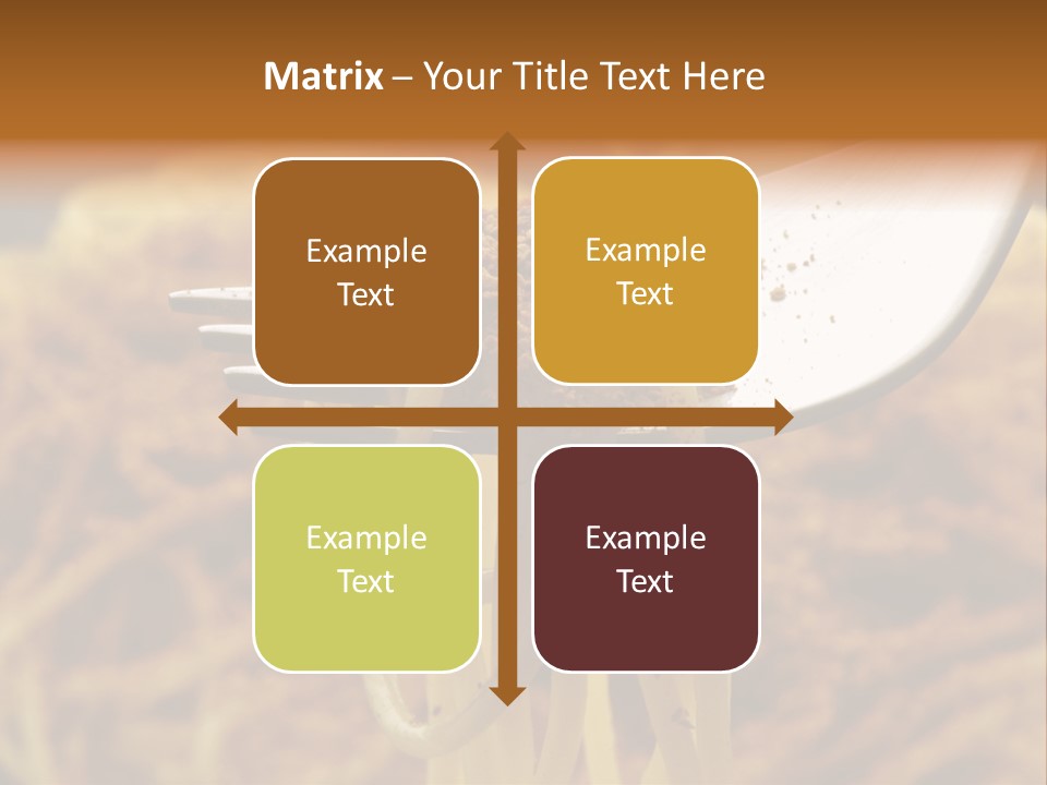 Cucina Bricciole Sugo PowerPoint Template