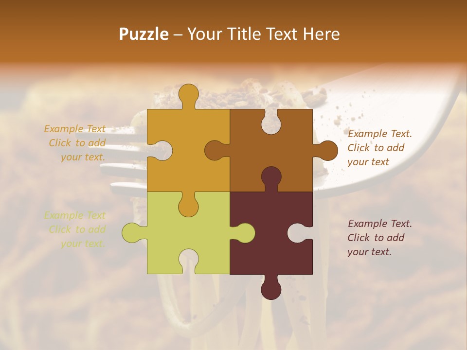 Cucina Bricciole Sugo PowerPoint Template