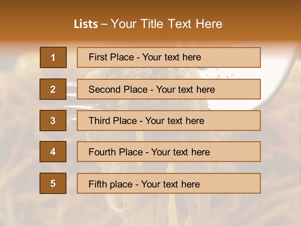 Cucina Bricciole Sugo PowerPoint Template