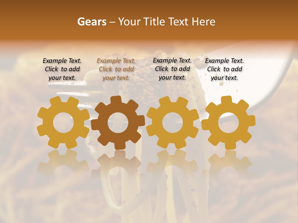 Cucina Bricciole Sugo PowerPoint Template