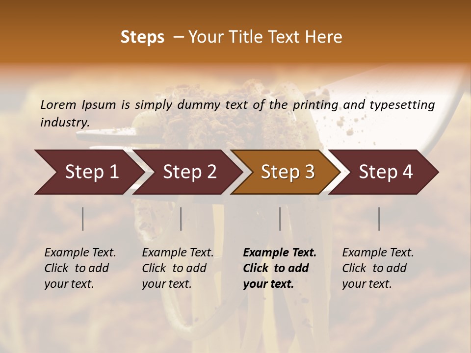 Cucina Bricciole Sugo PowerPoint Template
