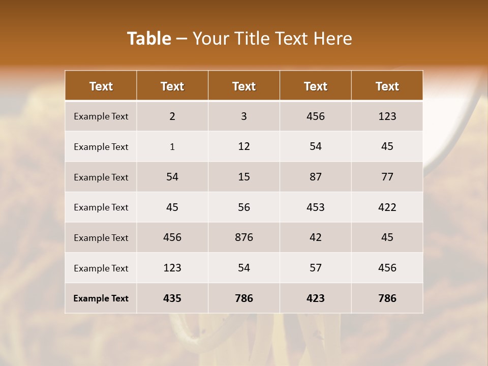 Cucina Bricciole Sugo PowerPoint Template