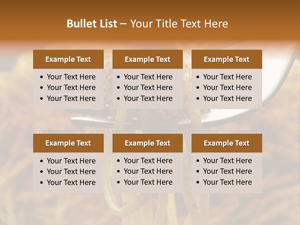 Cucina Bricciole Sugo PowerPoint Template