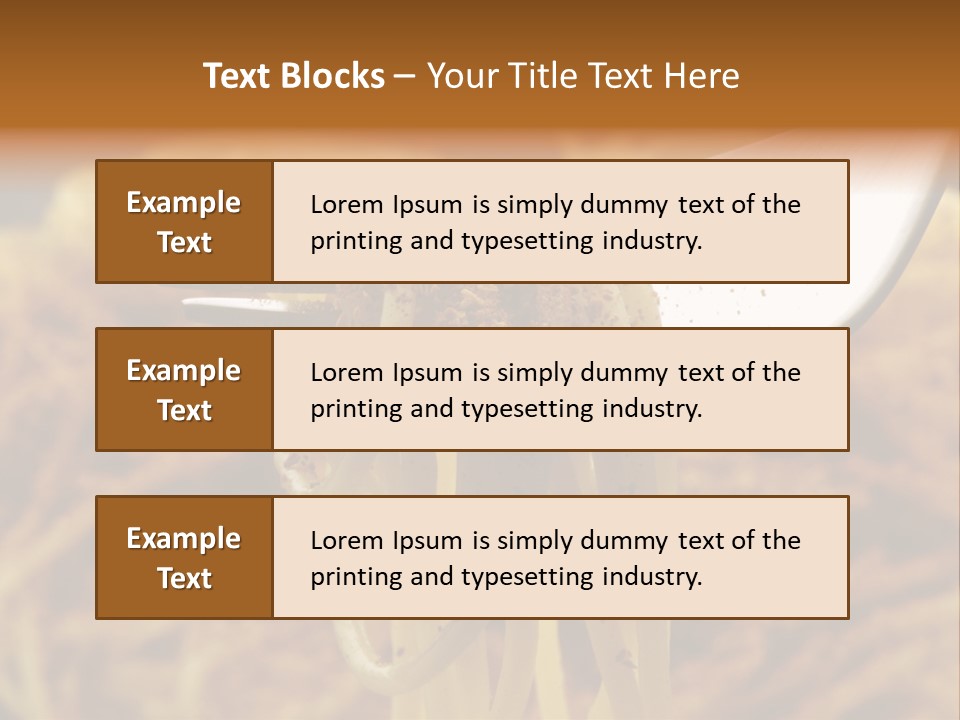 Cucina Bricciole Sugo PowerPoint Template