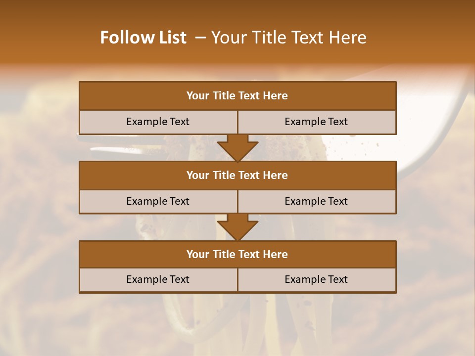 Cucina Bricciole Sugo PowerPoint Template