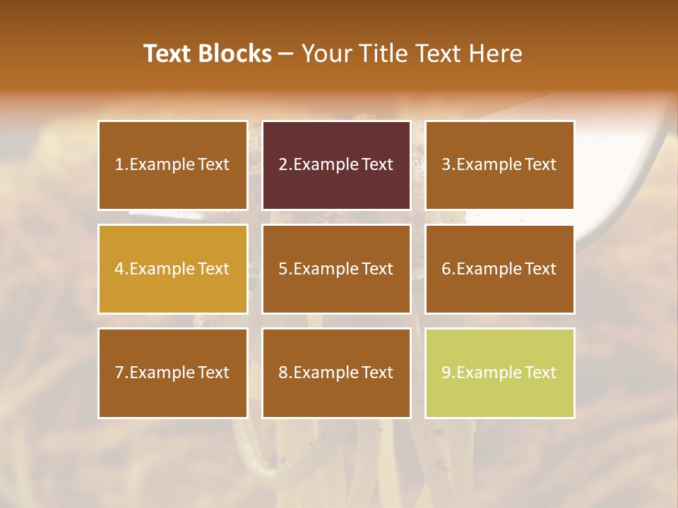 Cucina Bricciole Sugo PowerPoint Template