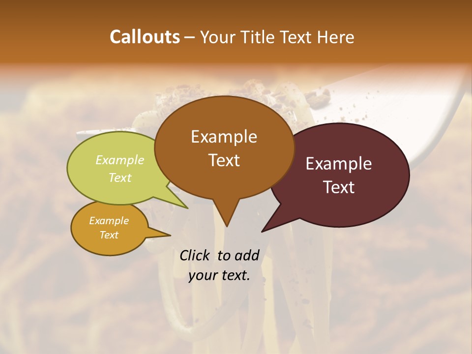 Cucina Bricciole Sugo PowerPoint Template