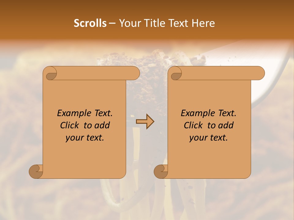 Cucina Bricciole Sugo PowerPoint Template