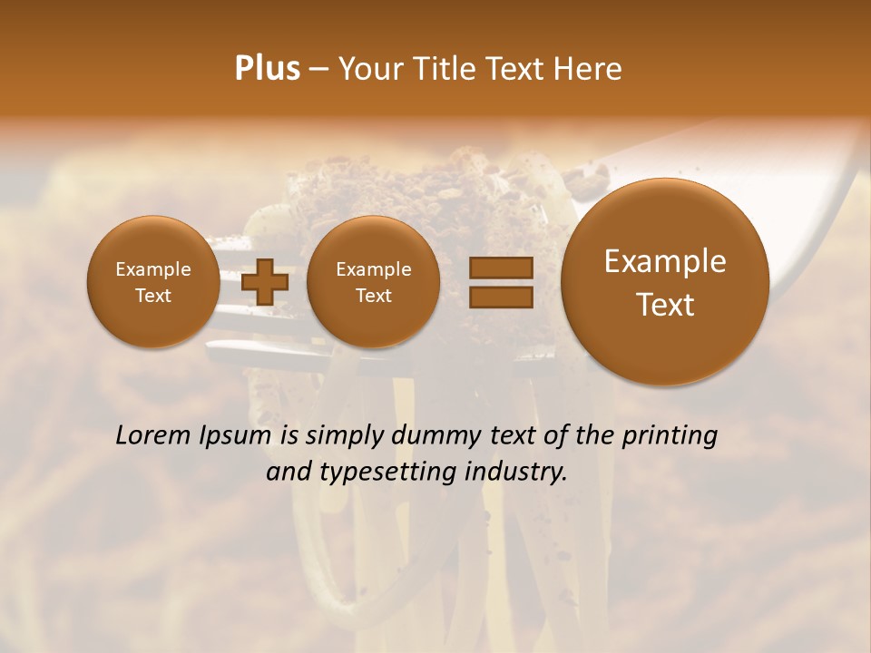 Cucina Bricciole Sugo PowerPoint Template