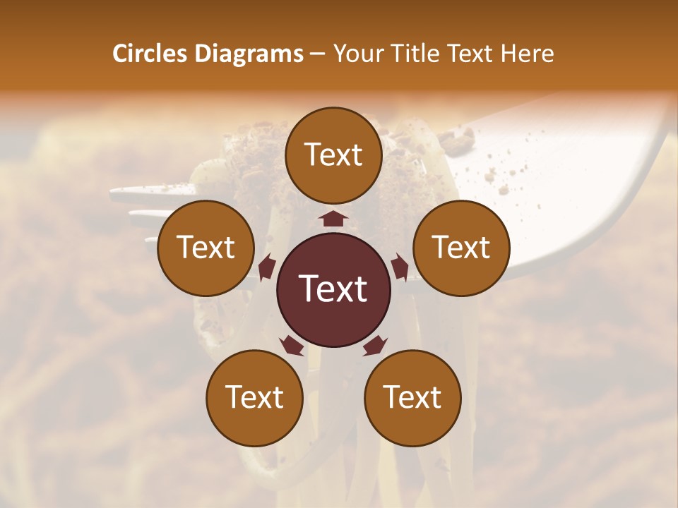 Cucina Bricciole Sugo PowerPoint Template