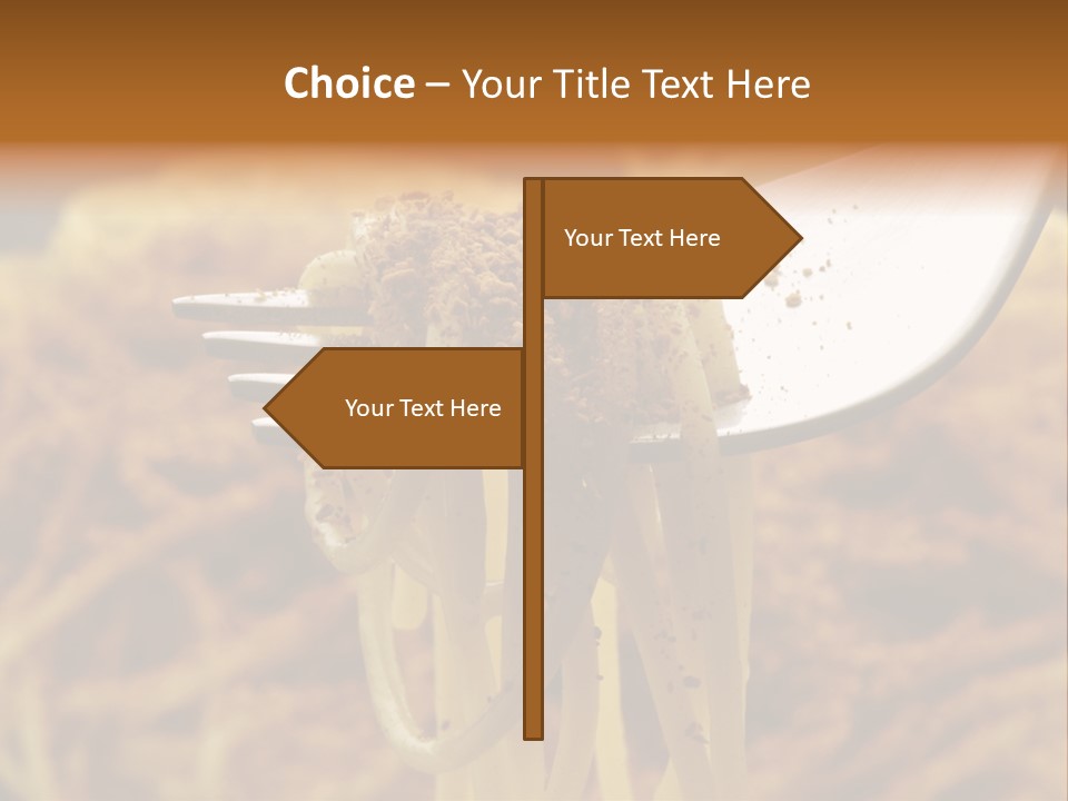 Cucina Bricciole Sugo PowerPoint Template