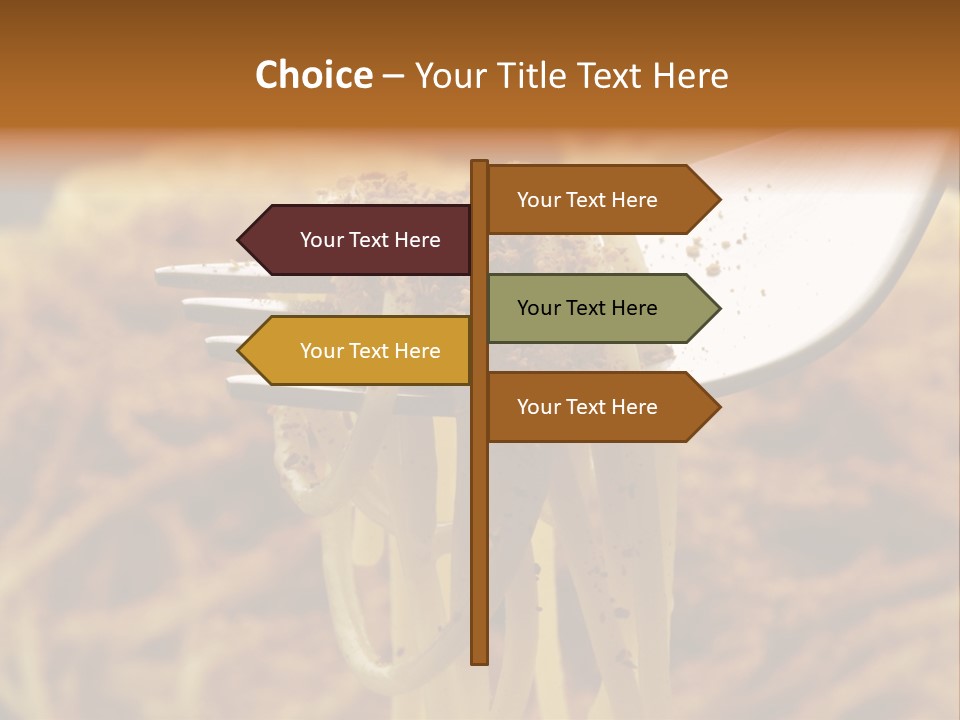 Cucina Bricciole Sugo PowerPoint Template