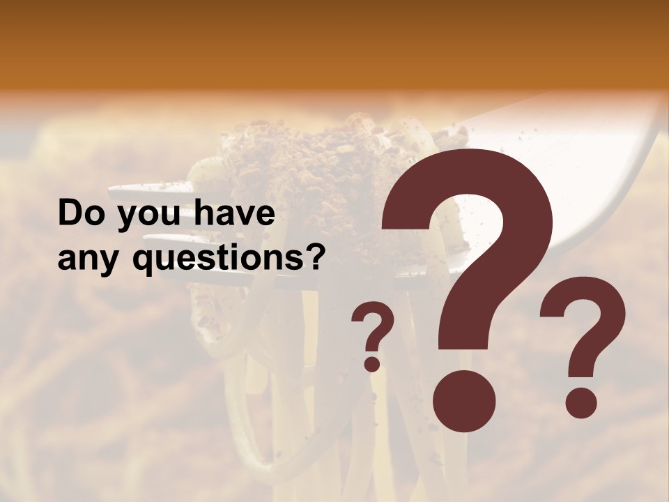 Cucina Bricciole Sugo PowerPoint Template