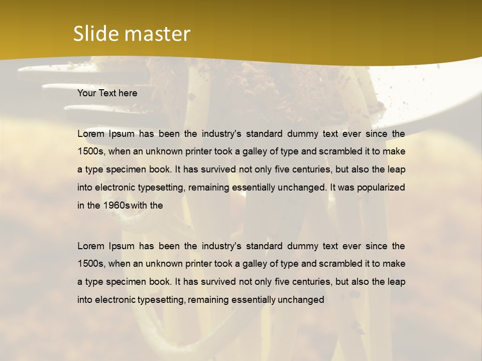 Paste Briciole Condimento PowerPoint Template