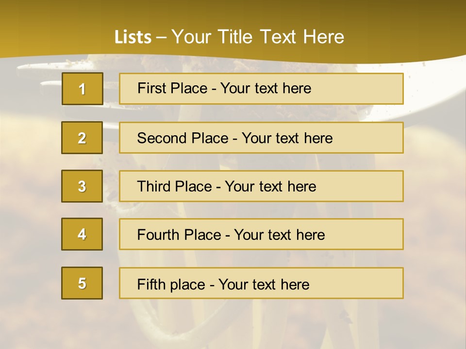 Paste Briciole Condimento PowerPoint Template