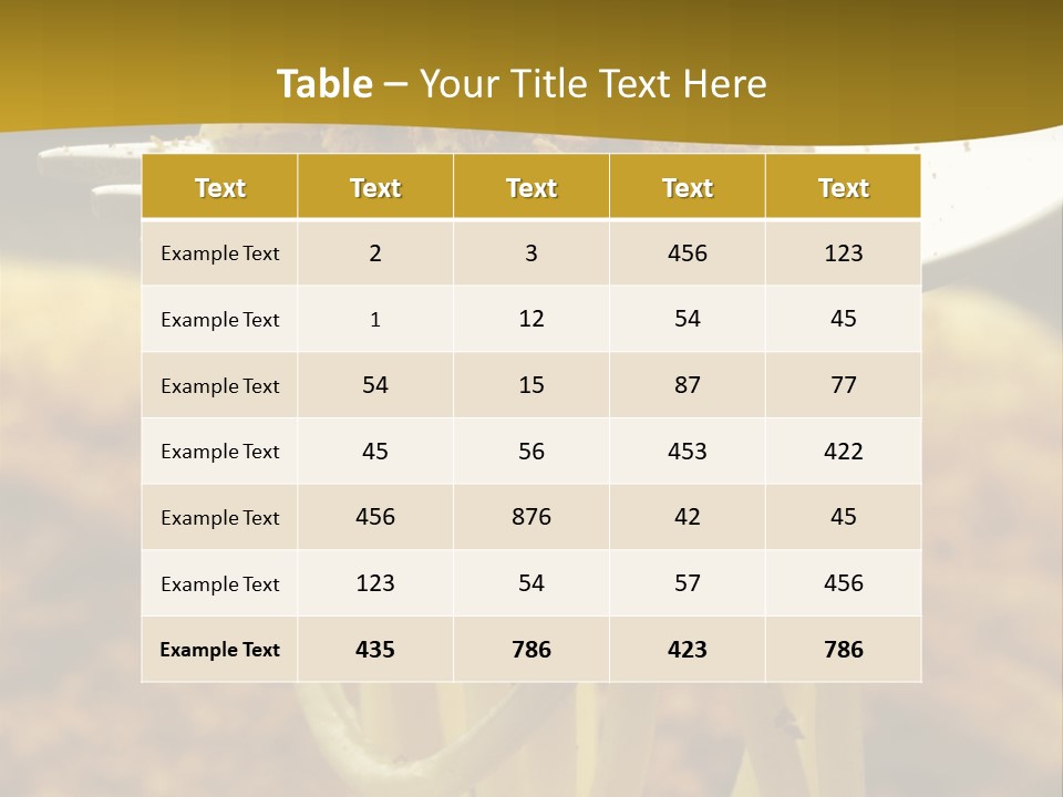 Paste Briciole Condimento PowerPoint Template