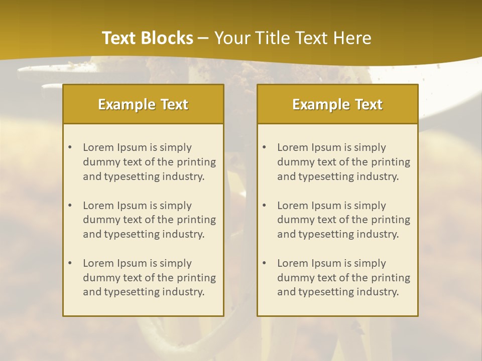 Paste Briciole Condimento PowerPoint Template