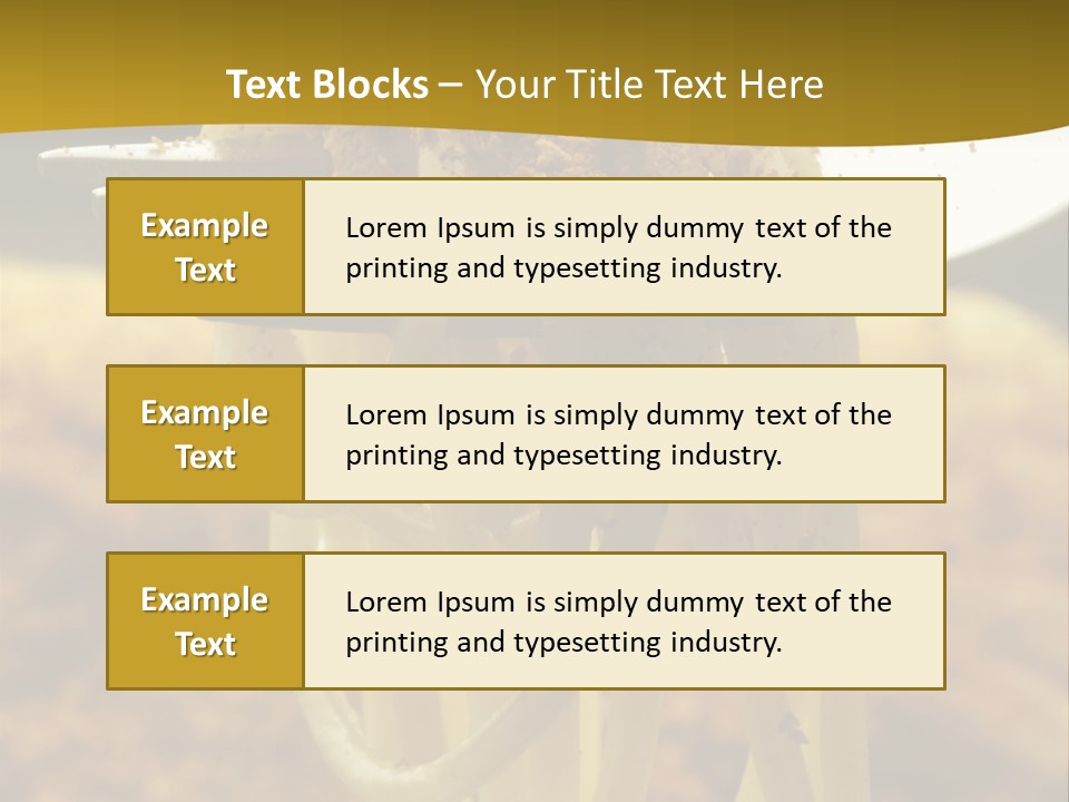 Paste Briciole Condimento PowerPoint Template